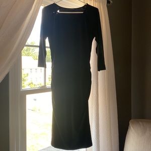 Isabella Oliver black maternity dress